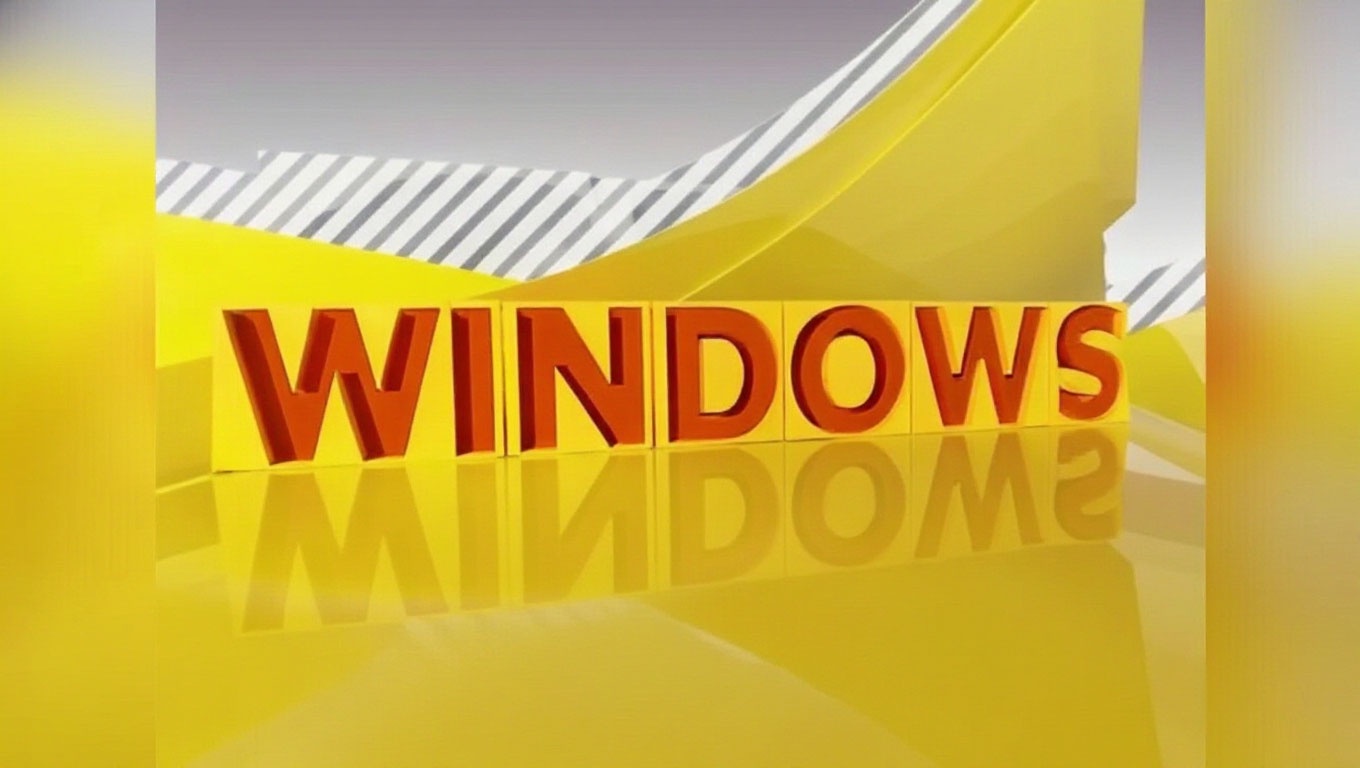 Windows show logo